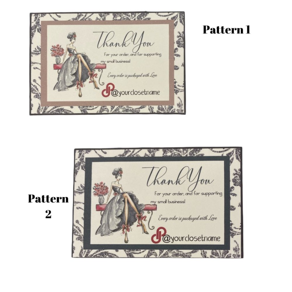 Poshmark Packaging Cards ,  Sales Insert Thank You Cards , Thank   You Cards